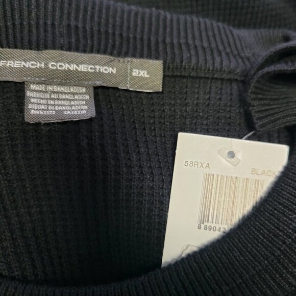 FRENCH Connection  Cotton Sweater Men's.  Size XXL.  New With Tags $99 - Picture 5 of 9